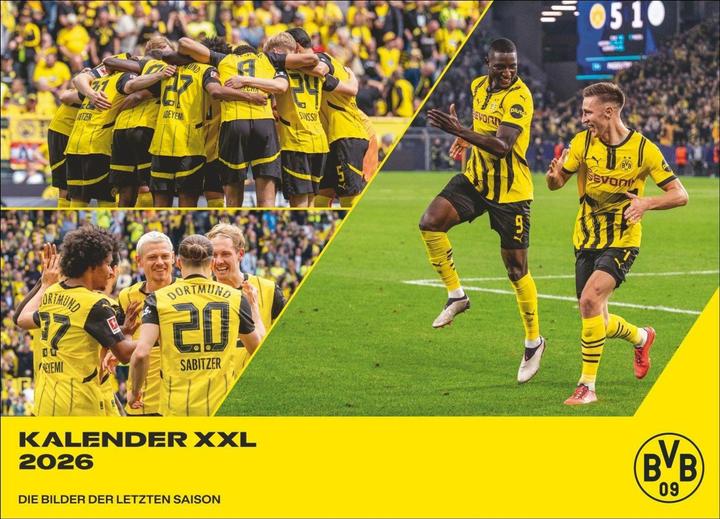 Produktbild BVB Edition Kalender 2026 (68 x 49 cm, Harter Einband, Deutsch)