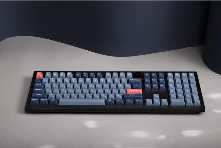 Immagine prodotto Keychron V6 Max QMK/VIA Tastiera meccanica personalizzata senza fili completamente assemblata Manopola, nero (USA, Cablato, Senza fili)