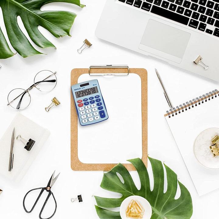 Actual product image Maul Calculator MJ450 Junior Blue (Batteries, Solar cells)