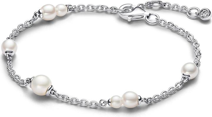 Immagine prodotto Pandora Bracciale a catena con perle d'acqua dolce coltivate e trattate (16 cm, Argento 925)