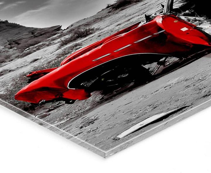 Actual product image Trenddeko Red Cadillac (60 x 40 cm)