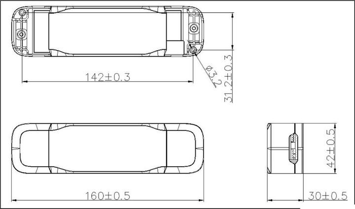 Image du produit Eaglerise Bloc d'alimentation 24V 30W pour l'installation dans les meubles