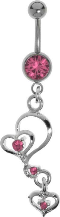 Image du produit Bijouteria Piercing nombril (Laiton, Cristallin, Titane)