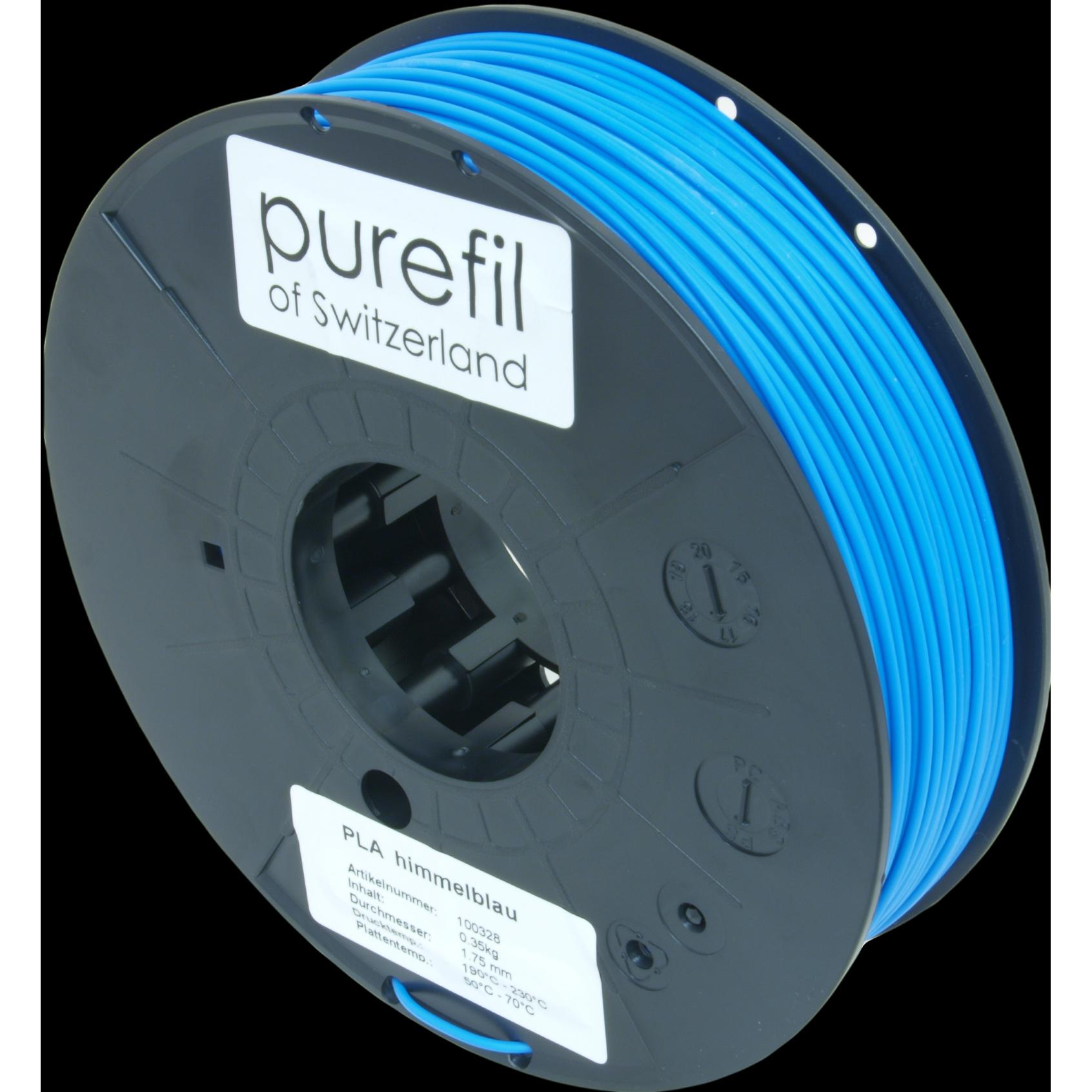 Purefil Filament (PLA, 1.75 mm, 350 g, Blau), 3D Filament, Blau