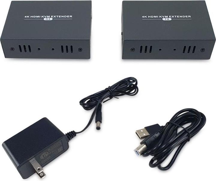 Immagine prodotto LevelOne Kit estensore HDMI su Cat.5/6 4K, 100 m nero