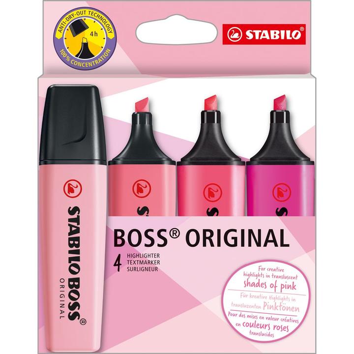Image du produit STABILO Étui pour surligneurs 4ST Shades of Pink (4x)