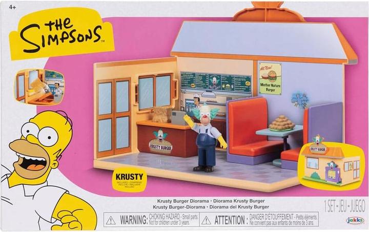 Actual product image Jakks Pacific Simpsons minifigures playset Krusty Burger
