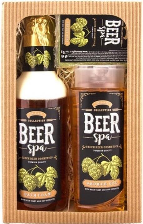 Bohemia Gifts & Cosmetics Bier Spa Geschenkset für Männer