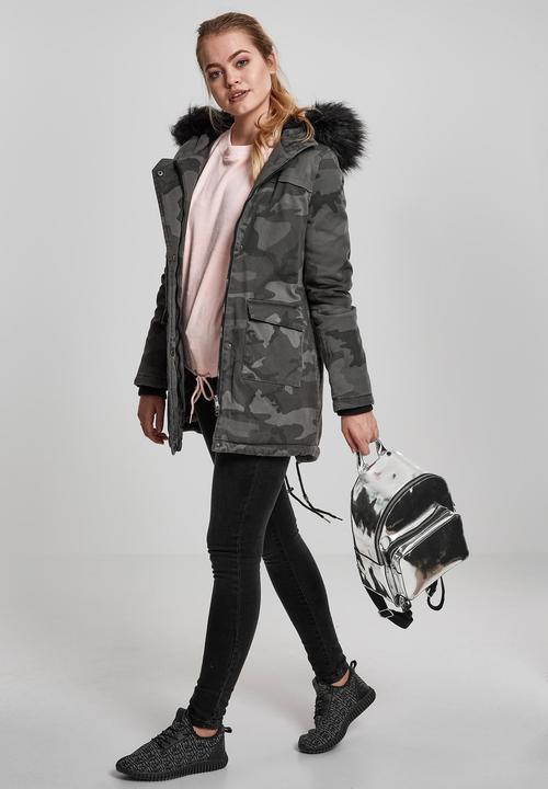 Produktbild Urban Classics Ladies Overdyed Camo Parka (L)