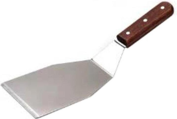 All'Grill Spatule en acier inoxydable avec manche en bois 32cm