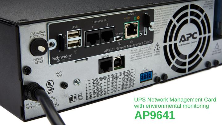 Actual product image APC UPS Network Management Card 3 (Environmental Monitoring) AP9641
