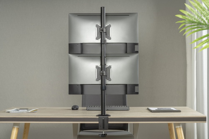 Produktbild Gembird Adjustable 2-display vertical (Tisch, 32")
