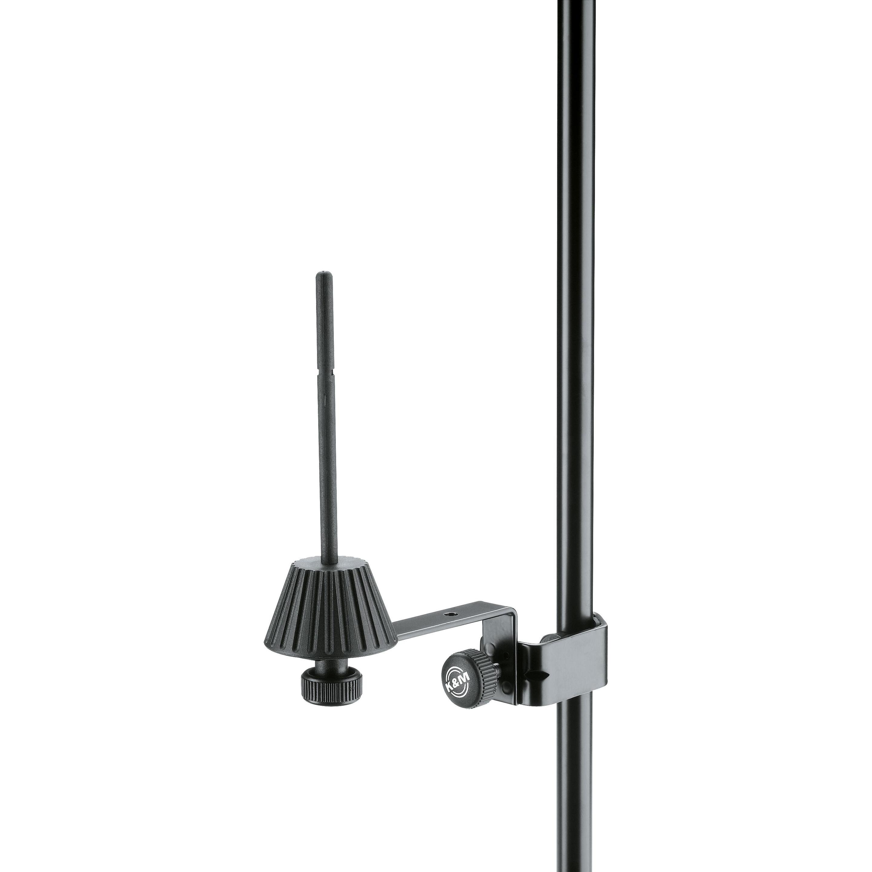 K&M Flötenhalter 15265 (Flöte), Instrumentenständer + Halter, Schwarz