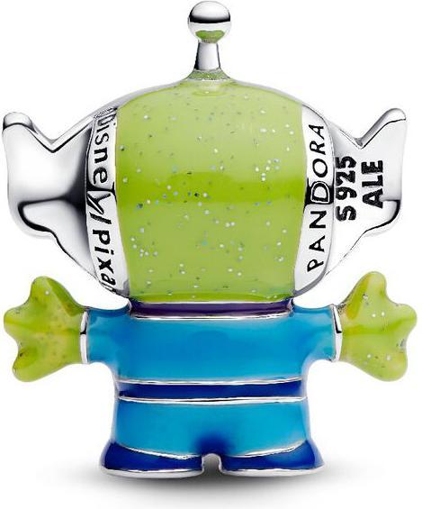 Actual product image Pandora Disney Pixar Toy Story Little Green Men Charm (925 sterling silver, Enamel)