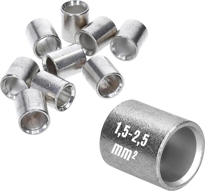 Immagine prodotto Kalitec 10 pezzi L06-P connettore parallelo 1,5-2,5mm² I Connettore non isolato I Connettore a crimpare