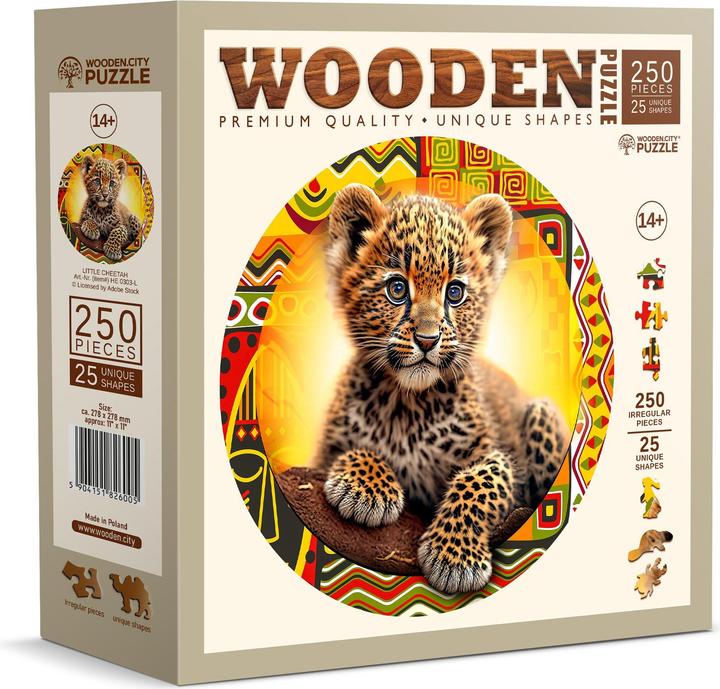 WoodenCity Cute Little Leopard (250 Teile)