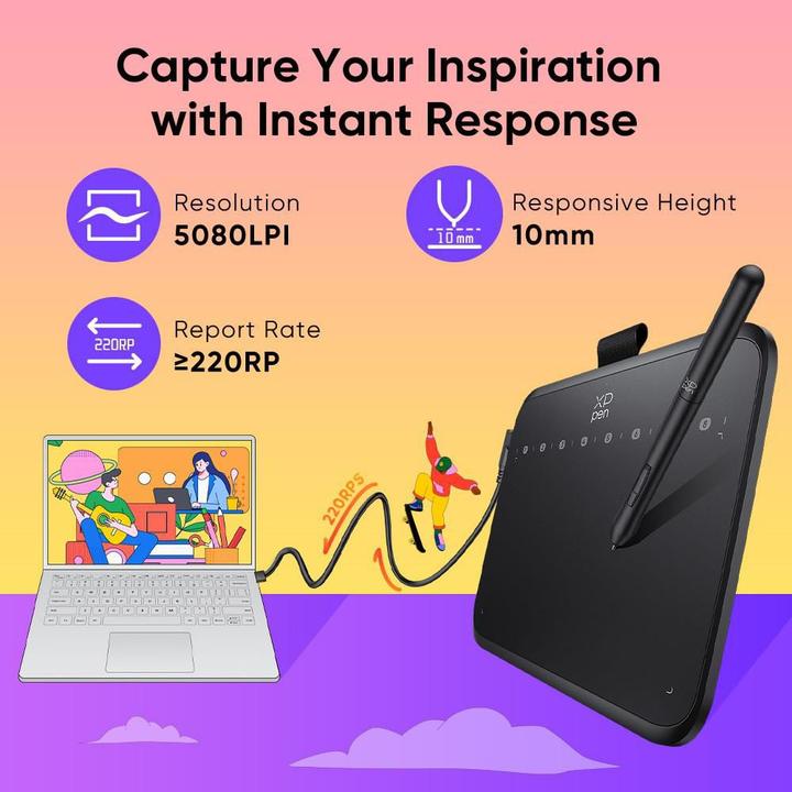 Produktbild XP-Pen Deco 640 Drawing Pad (5080 lpi)