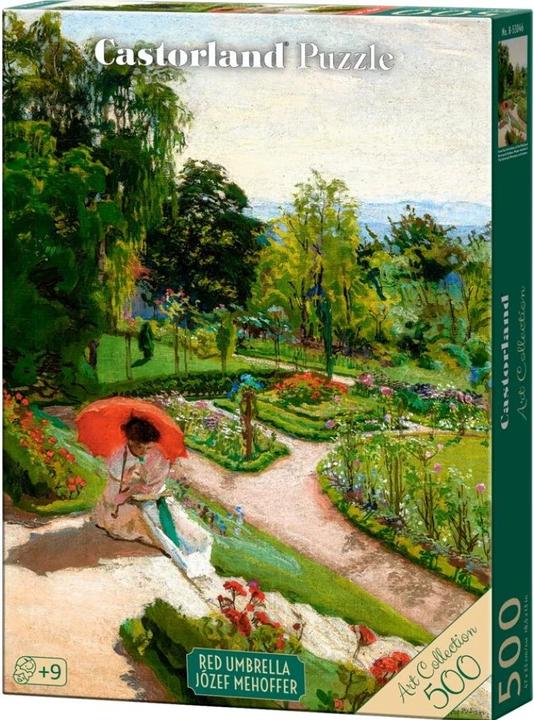 Actual product image Teka Puzzle 500 pieces Red Umbrella, Józef Mehoffer (Art Collection) (500 pieces)