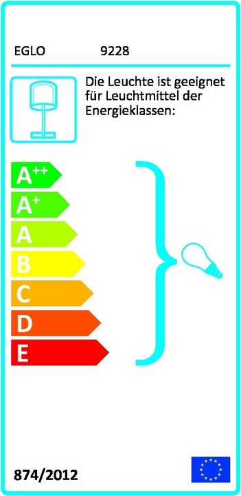 Energy Label EGLO Extension (Duct, 157 cm)
