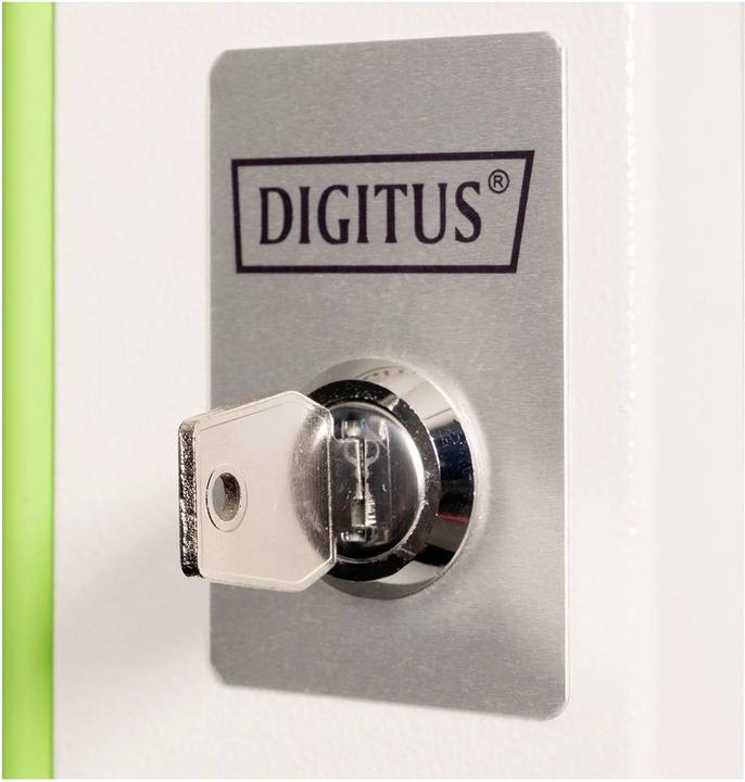 Actual product image Digitus DN-19 D-09-U Front door for 9U wall mounting cabinets (9 RU, 19 inch rack)