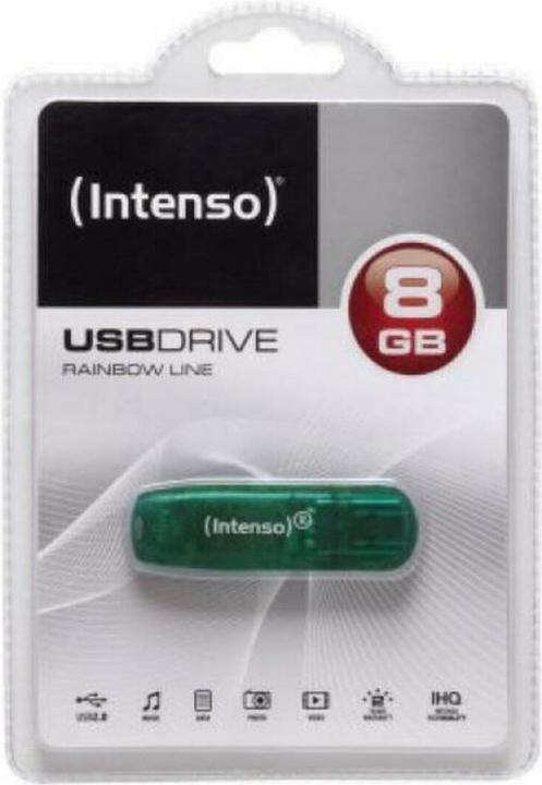Image du produit Intenso Ligne arc-en-ciel (8 Go, USB-A)