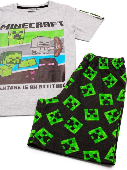 Productafbeelding Minecraft Jongens pyjama met korte broek (146)