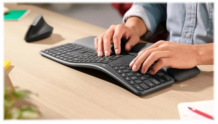 Actual product image Logitech Ergo K860 (DE, Wireless)