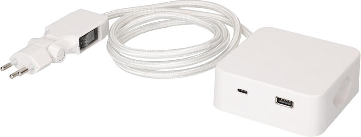 Produktbild Max Hauri maxTEX Cube (3 x, USB-A, USB, USB-C, Typ 13, 2 m)