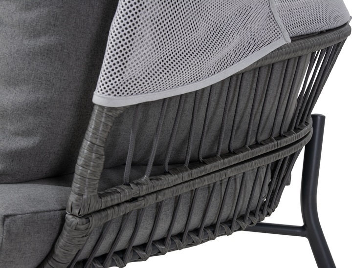 Actual product image Leco Sessel mit Fusshocker CLARA (102 cm)