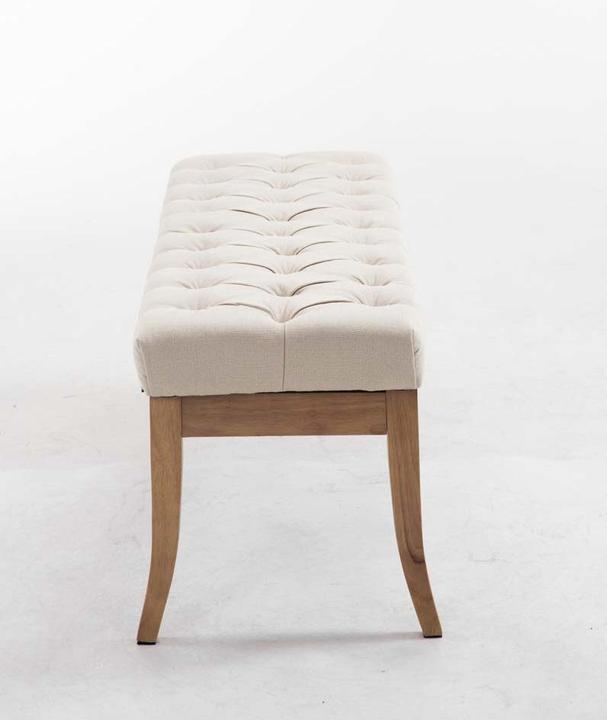 Produktbild CLP Sitzbank Ramses Stoff antik-hell 120, creme (120 cm)