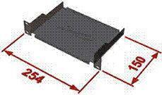 Actual product image Triton 10" device base permanently installed (front)