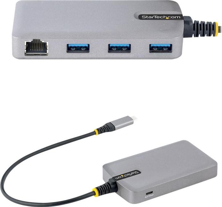 Image du produit StarTech com 5G3AGBB-USB-C-HUB, USB 3.2 Gen 1 (3.1 Gen 1) Type-C, Mikro-USB, RJ-45, USB 3.2 Gen 1 (3 (USB-C, 5 ports)