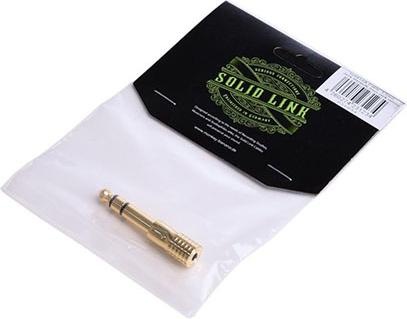 Actual product image Monkey Banana Solid Link Adapter 3.5 stereo/6.3 stereo (Angle adapter)