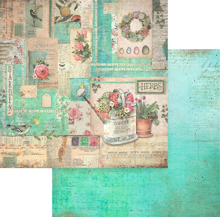 Immagine prodotto Stamperia Tappetino per scrapbooking "Giardino (190 g/m², 10 x)