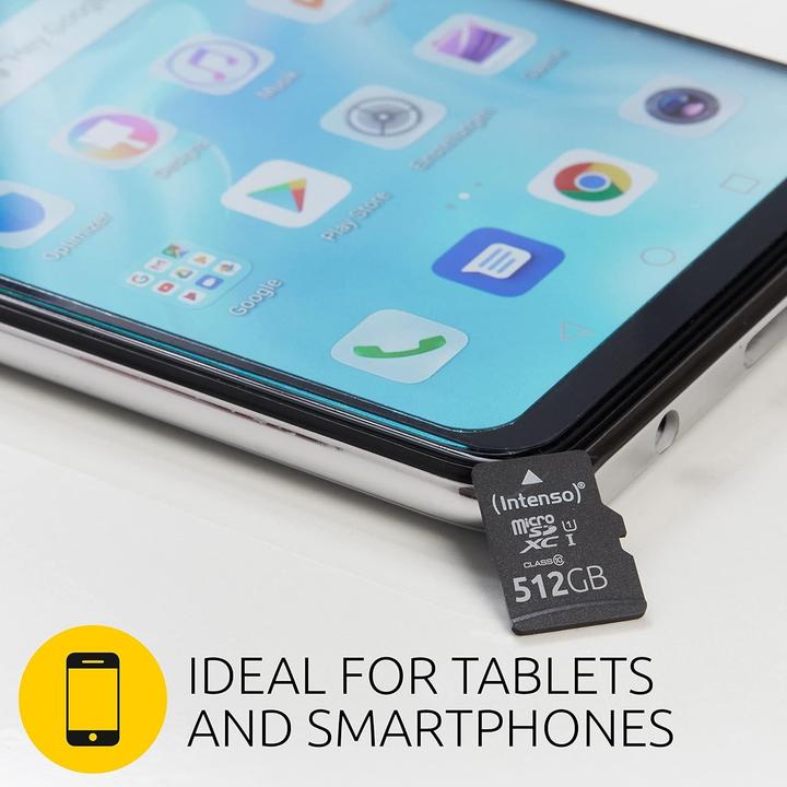 Produktbild Intenso UHS-I Premium (512 GB, microSDXC, U1, UHS-I)