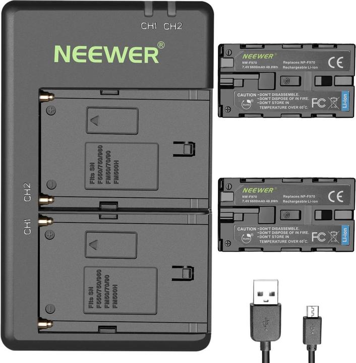 Actual product image Neewer F970 (Camera battery)