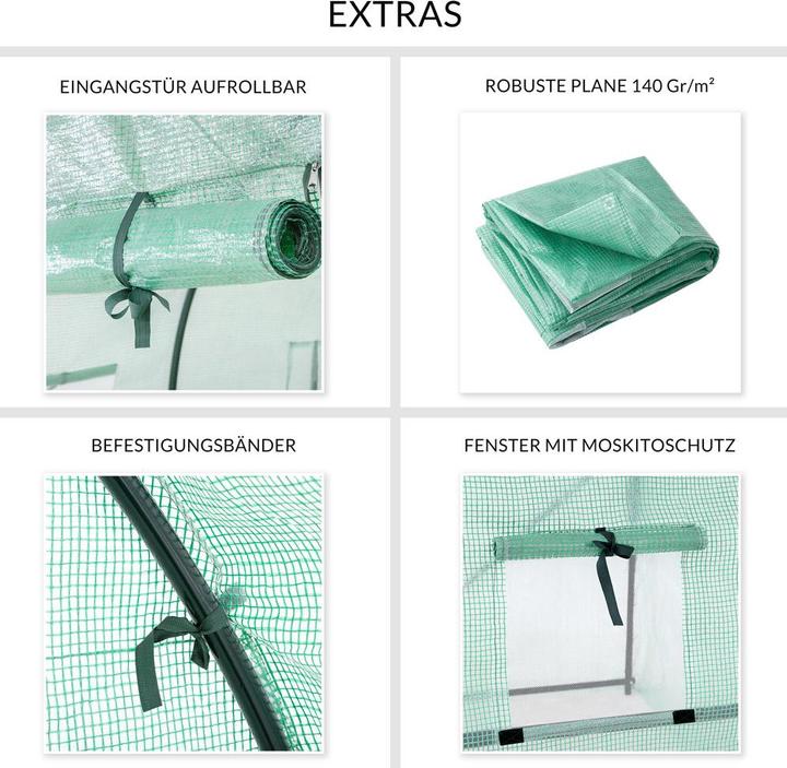 Actual product image Gardebruk Foil greenhouse