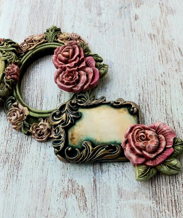 Immagine prodotto Stamperia Stampo "Precious - cornice rose"