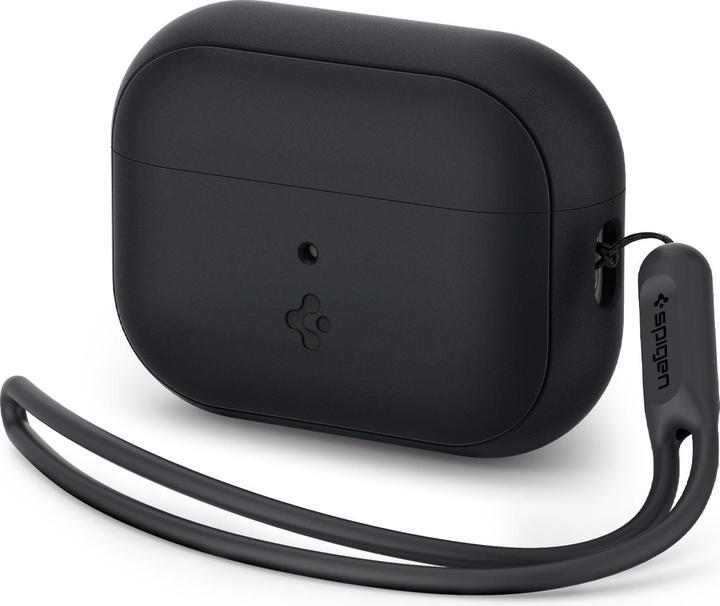 Spigen SILICONE FIT STRAP Apple AIRPODS PRO 1 / 2 BLACK (Headphone bag)