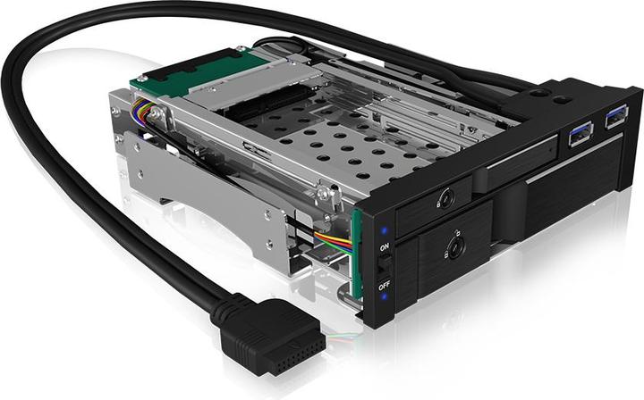 Image du produit Icy Box IB-174SSK-U - Mobiles Speicher-Rack - 2.5", 3.5" (6.4 cm, 8.9 cm)