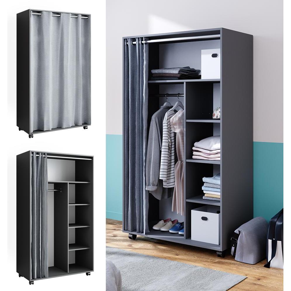 Thumbnail - Vicco, Kleiderschrank, Doros (100 x 50 x 168 cm)