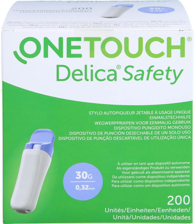 Actual product image OneTouch One Touch Delica Safe 30g, 200 pcs LAN (Lancets)