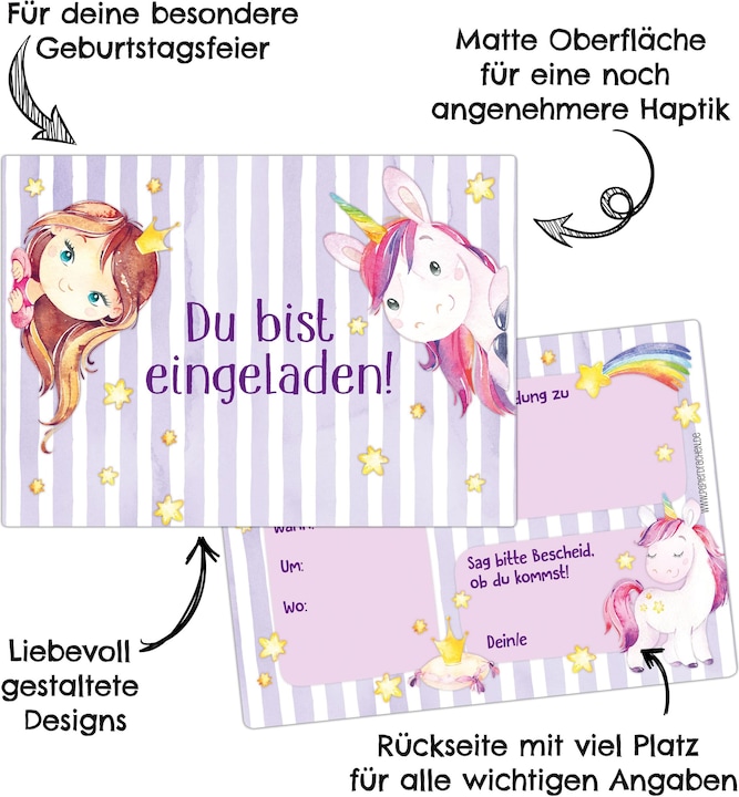 Actual product image Papierdrachen 12 invitation cards (12 pcs.)