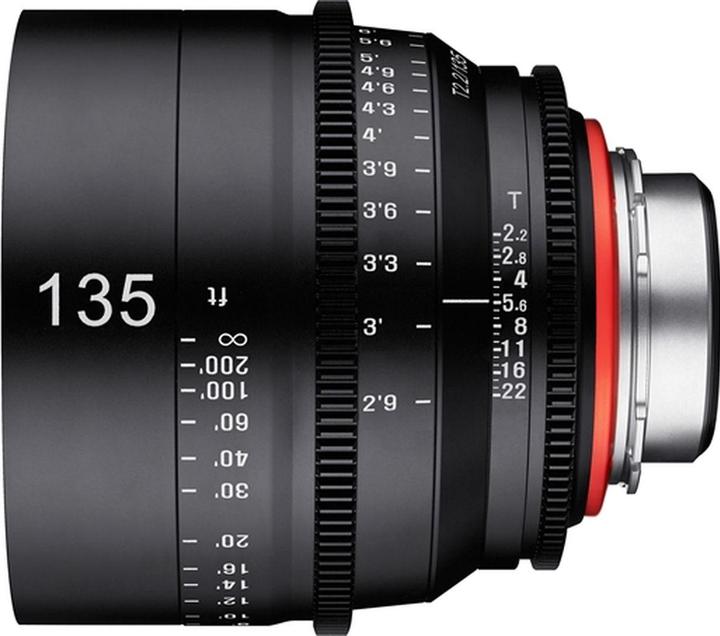 Actual product image Samyang XEEN 135mm T2.2 FF Cine Canon (Canon EF, APS-C / DX)