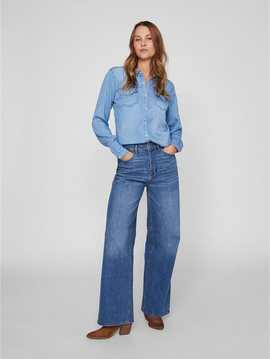 Immagine prodotto Vila Camicia in denim con tasche (XS)