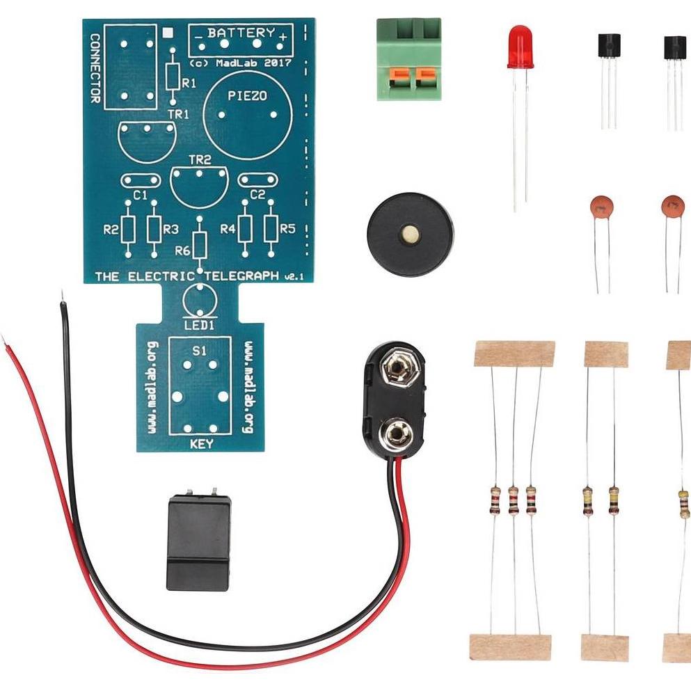 Thumbnail - Whadda Bausatz Madlab Elektrischer Telegraf, Elektronikmodul