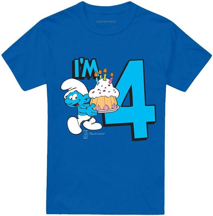 Produktbild The Smurfs I'm 4 TShirt (S)