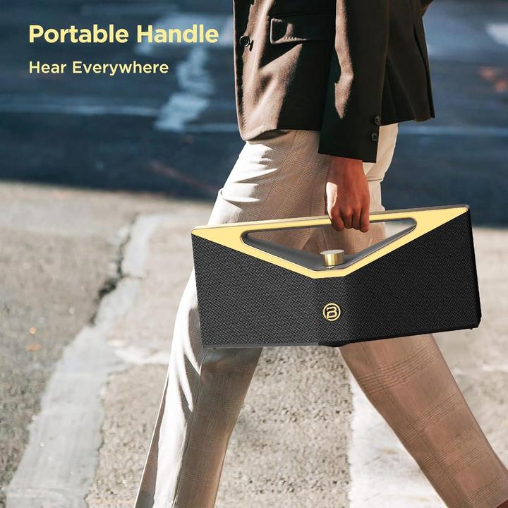 Image du produit Bugani Brief Pro Bluetooth-Lautsprecher black+gold