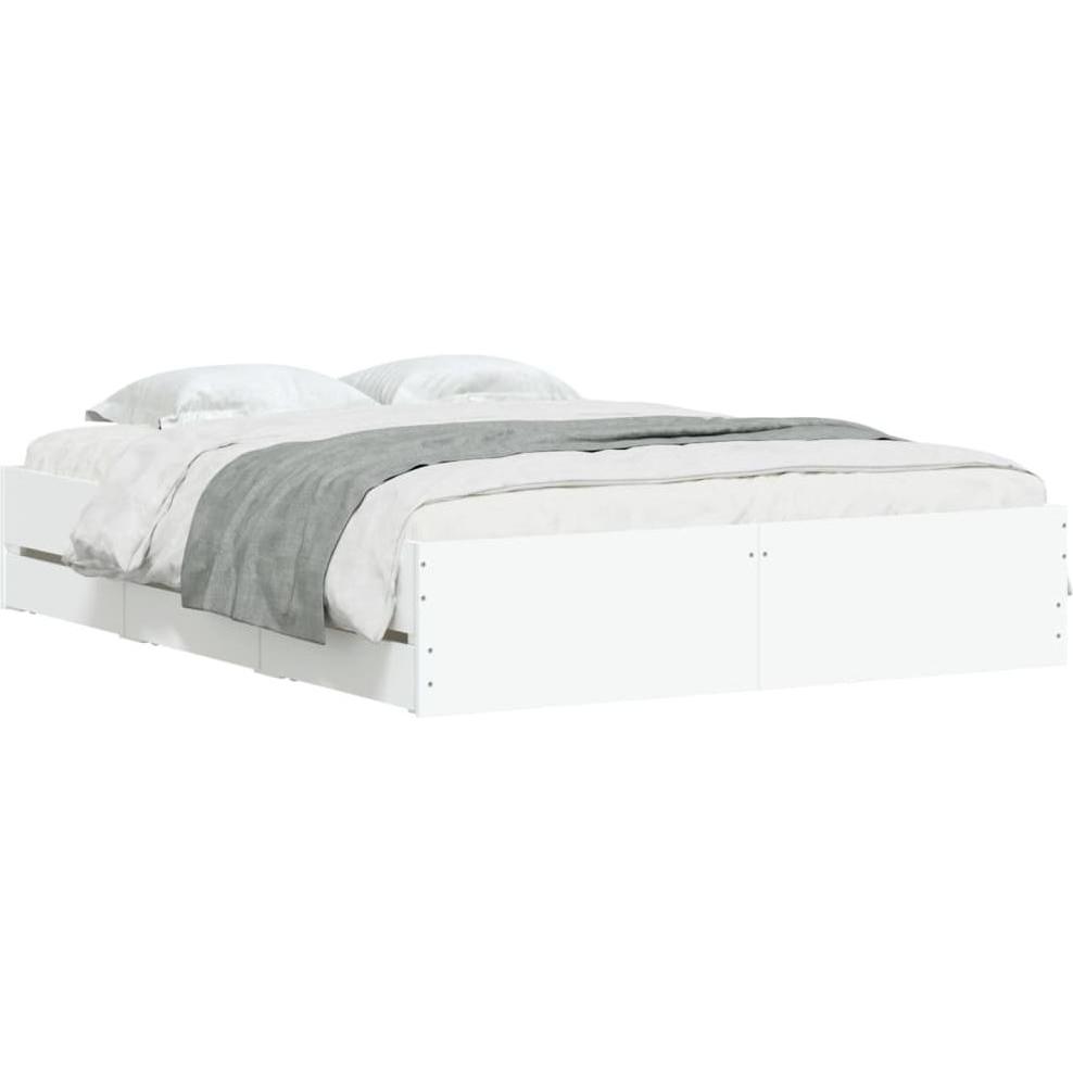 VidaXL, Bett, Bettgestell mit Schubladen (150 x 200 cm)