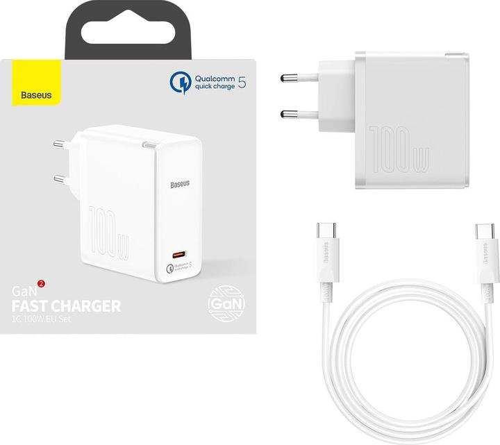 Actual product image Baseus GaN2 (100 W)
